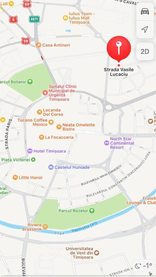 Noreea Central Apartment Temeşvar Dış mekan fotoğraf